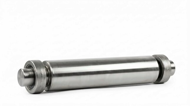 Stainless steel cylindrical industrial piston rod for machinery and engineering applications