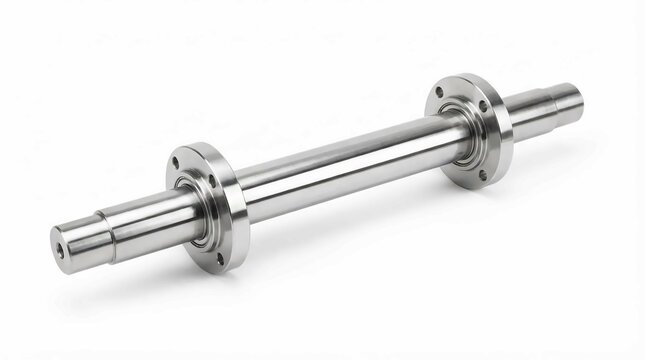 Stainless steel linear motion lead screw with ball bearings for industrial machinery