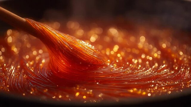 burning fire in the stove