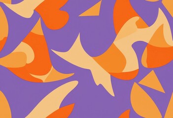 Naklejka premium Psychedelic abstract graphic design with harmonious warm and cool colors