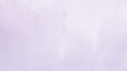 Fototapeta premium Soft watercolor background with a light purple background. The texture is smooth with a light purple wash effect. Desktop wallpaper. Creative watercolor texture. Purple background with copy space.