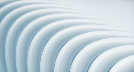 Fototapeta premium Abstract futuristic background with smooth curve. 3d rendering