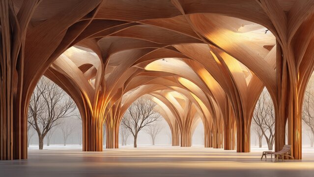 Mass timber construction innovations in structural columns for sustainable urban architecture