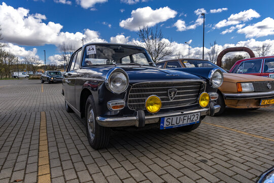 Czestochowa, Poland, April 6, 2026, - Rally of Old Vintage Cars in Czestochowa, Automobilklub Czestochowski