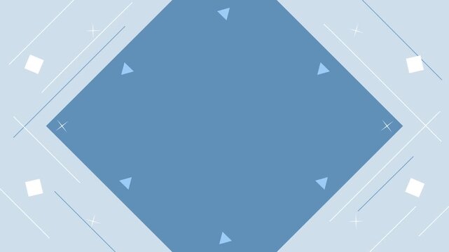 Professional Blue Geometric Motion Graphics Background for 4K Corporate Presentation Intro