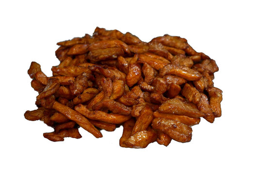 Crispy, golden-brown fried pork &ndash; a popular street food dish.