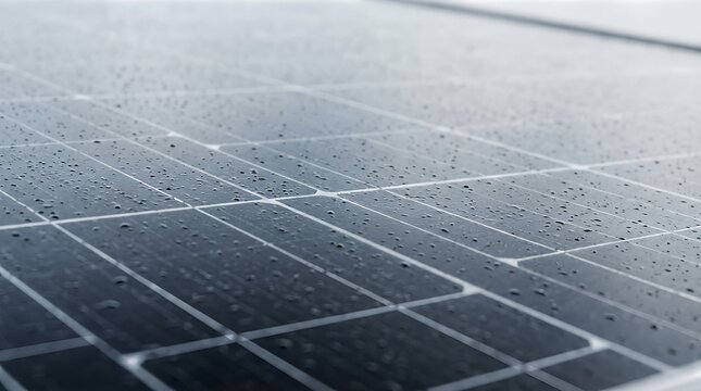 Aerial view of solar panel text on a sandy desert backdrop, creating a striking contrast.