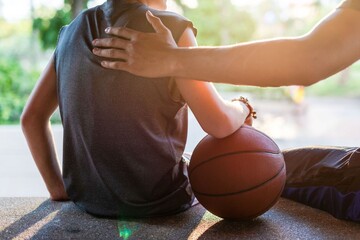 Supportive basketball friendship outdoors photo © Rawpixel.com
