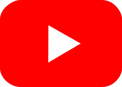 YouTube Play Button Icon Set Red Black Vector Video Media Symbol