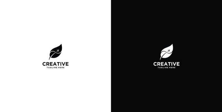 Tourism company logo design, tiptoe travel