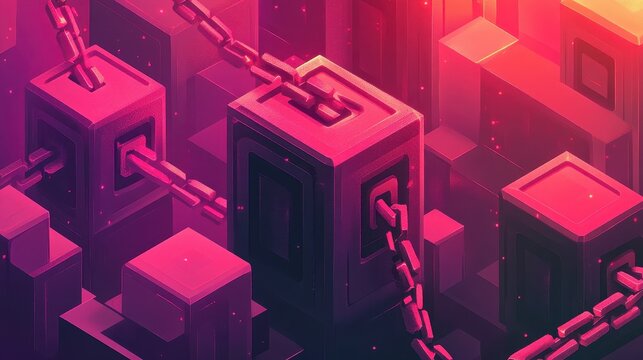 Cybersecurity firewall system with digital encryption chains and blocks for network protection