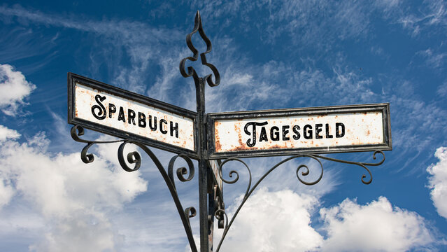 Signposts the direct way to call money versus savings account