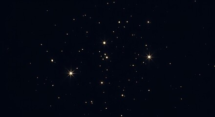 Fototapeta premium Stunning celestial cluster of stars in the vast, dark expanse of space.