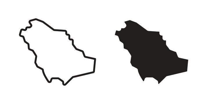Saudi arabia icon design vector. Flat and line vector Icon Design