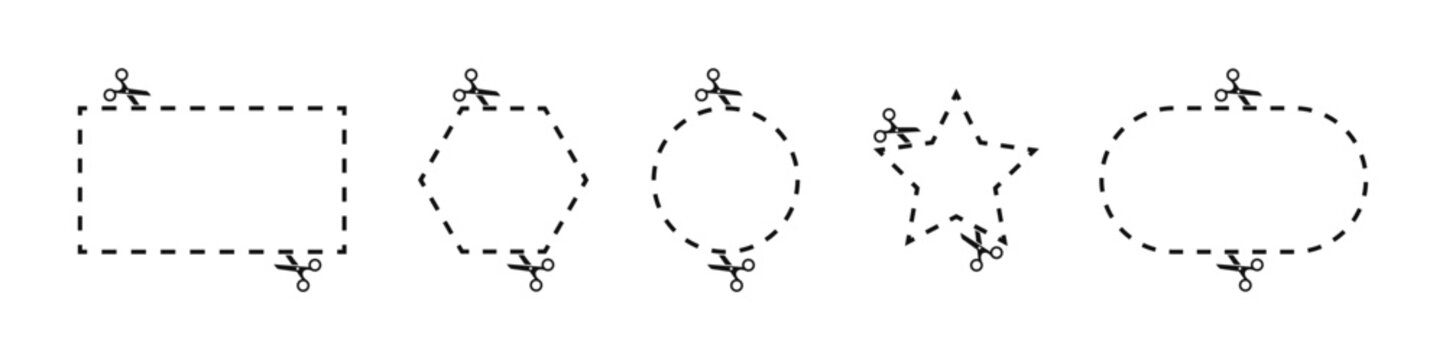 scissors with cut lines