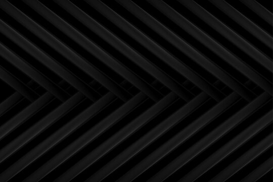 Minimal tech background with abstract black grey arrows. High contrast geometric vector design