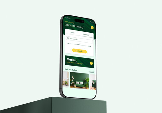 Realistic Smartphone Mockup