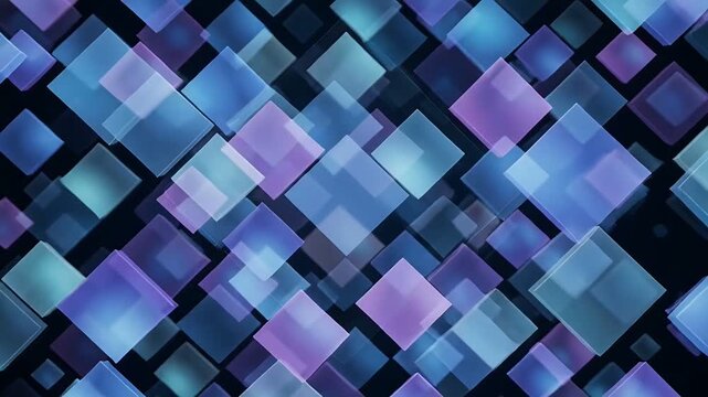 Square Background with Glowing Gradient Pattern