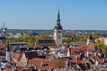 Obraz premium Old Town in City of Tallinn