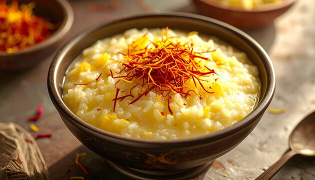 Delicious Zarda - A Sweet Rice Dish with Saffron and Nuts.