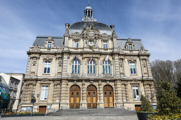 Obraz premium La mairie de la ville de Tourcoing dans le Nord de la France.