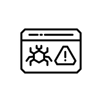 Web Crawler Line Icon