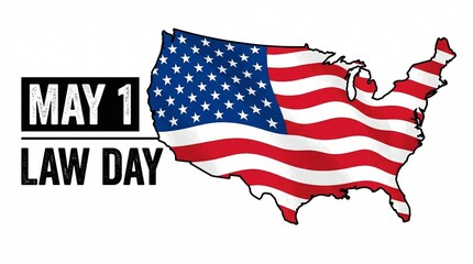Obraz premium American Law Day May 1st USA