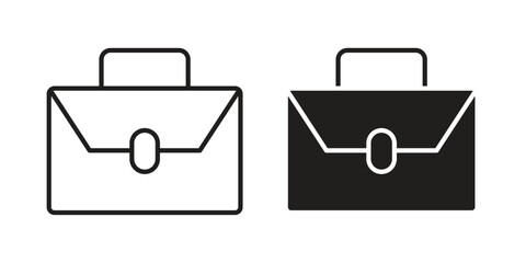 Fototapeta premium Briefcase icon for graphic and web design. EPS10