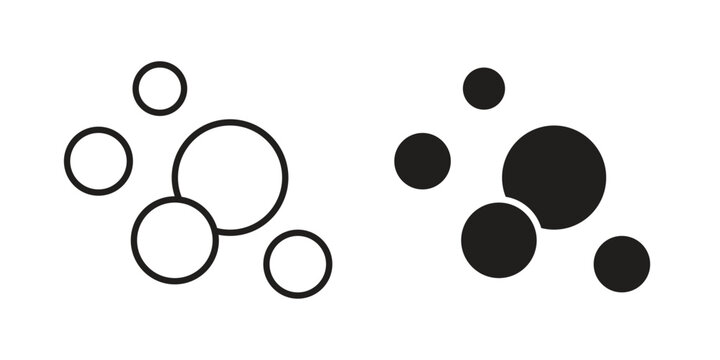 Bubble icon for graphic and web design. EPS10