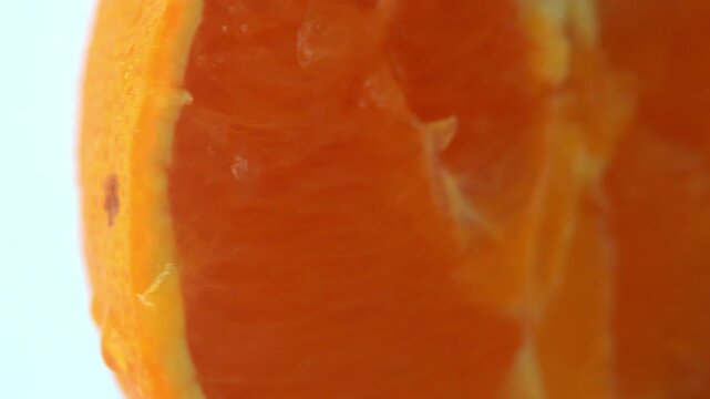 Orange reveals juicy, vibrant inside