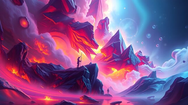 abstract fantasy background