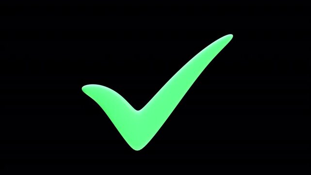 3D Check Mark Animation