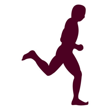 Man running sequence