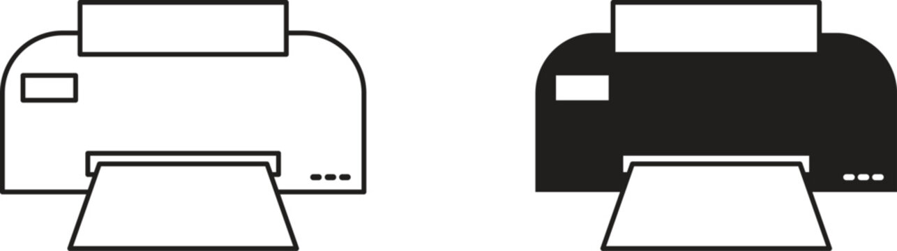 printer icon, printer vector, printer icon vector, printer symbol, 