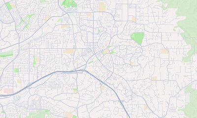 Naklejka premium Vista California map
