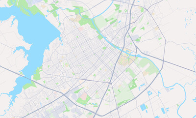 Naklejka premium Waco Texas map