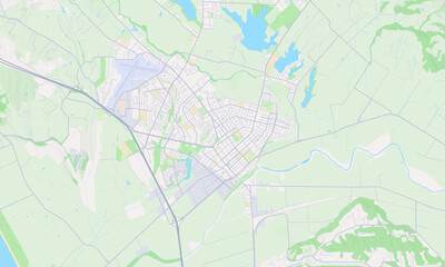 Fototapeta premium Watsonville California map