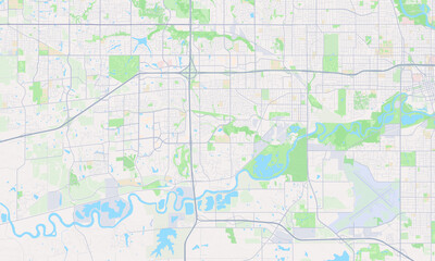 Naklejka premium West Des Moines Iowa map