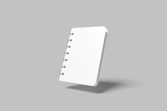 Blank A7 Notebook Mockup - 3D Illustration