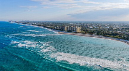 aerial view of Jupiter Florida Beach © Bruce