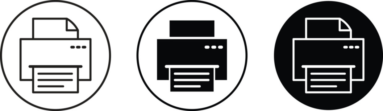 Print icon, printer icon, printer vector, print sign. 