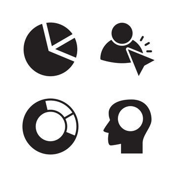 Data Science and Consumer Behavior Icon Set