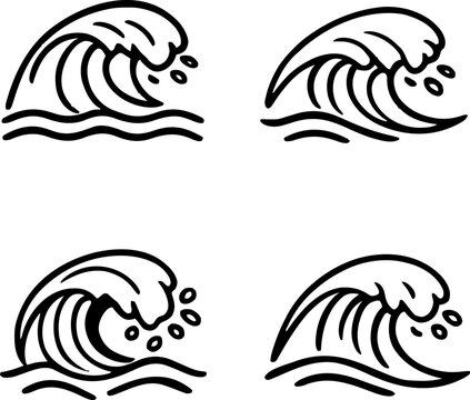 Ocean wave icon
