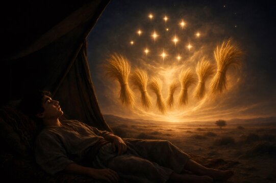 Joseph dreaming of bowing sheaves and stars