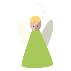 Fototapeta premium Angel flat icon 14