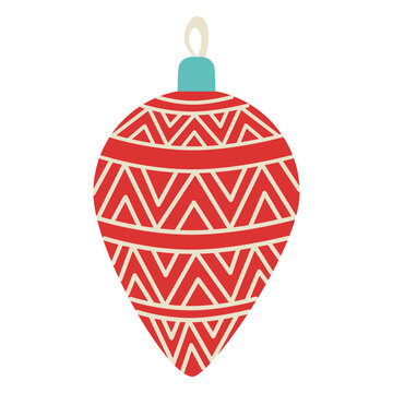 Christmas ball flat 154