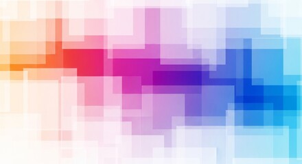 Obraz premium Vibrant colorful pixelated gradient background illustration
