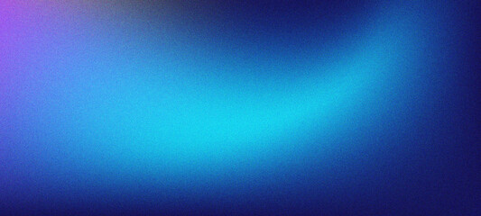 Fototapeta premium Abstract blue and cyan gradient background with soft lighting and subtle grainy texture, creating a smooth, modern aesthetic suitable for digital art and design applications