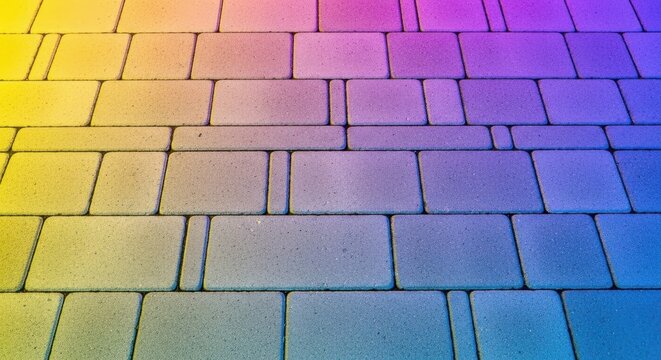 Durable gray concrete patio stones creating a clean interlocking surface for outdoor landscaping, perfect for driveways and walkways, solid, clean, concrete