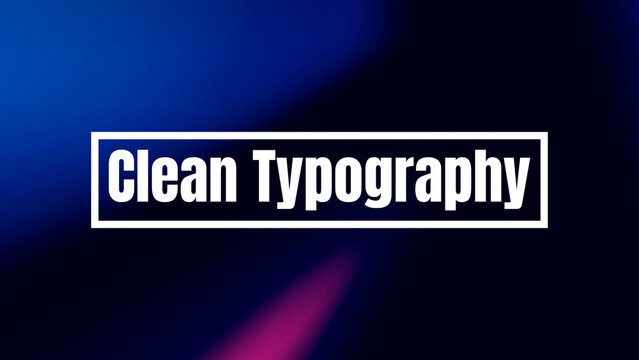Clean Typography Animation | Minimal Corporate Text Animations for Professional Video Content